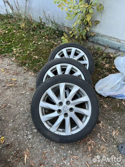 Диски с зимней резиной mazda 215/50 r17