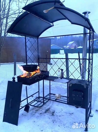 Мангал лофт