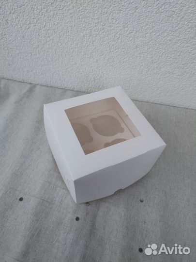 Коробка для капкейков, пирожных, пряников, трайфл