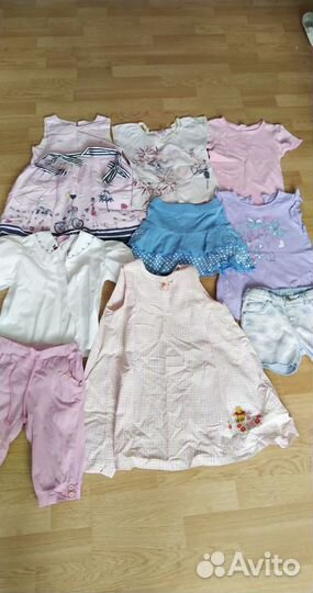 Летние вещи для девочки р. 110