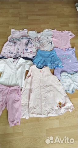 Летние вещи для девочки р. 110