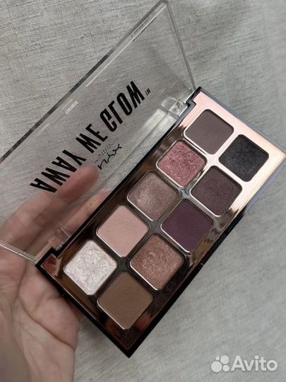Тени для век NYX away we glow