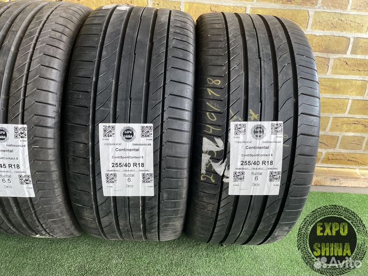 Continental ContiSportContact 5 225/45 R18 и 255/40 R18 91Y