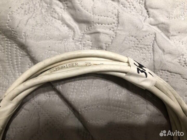 Антенный кабель для тв коаксиальный б/у