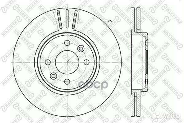 6020-3919V-SX диск тормозной переднийRenault C