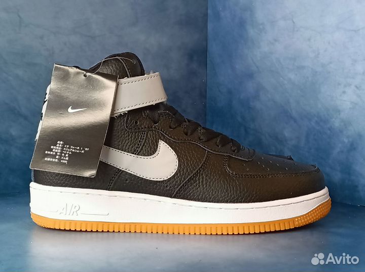 Новые Nike Air Force 1 mid 07 black