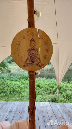 Табличка указатель на спилах