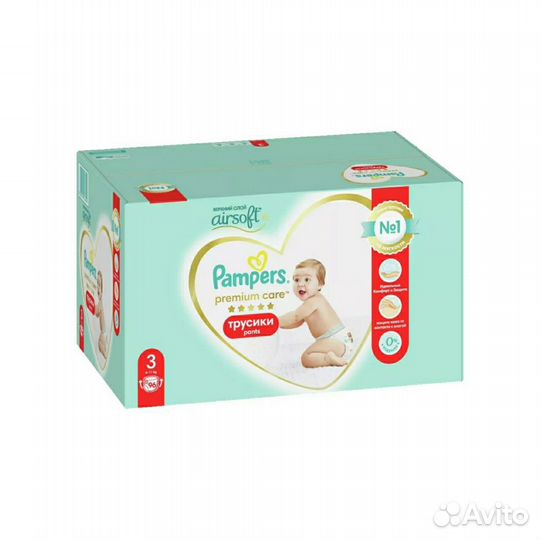 Подгузники и трусики Premium care