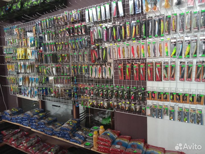 Магазин рыболовных товаров, доход 100к