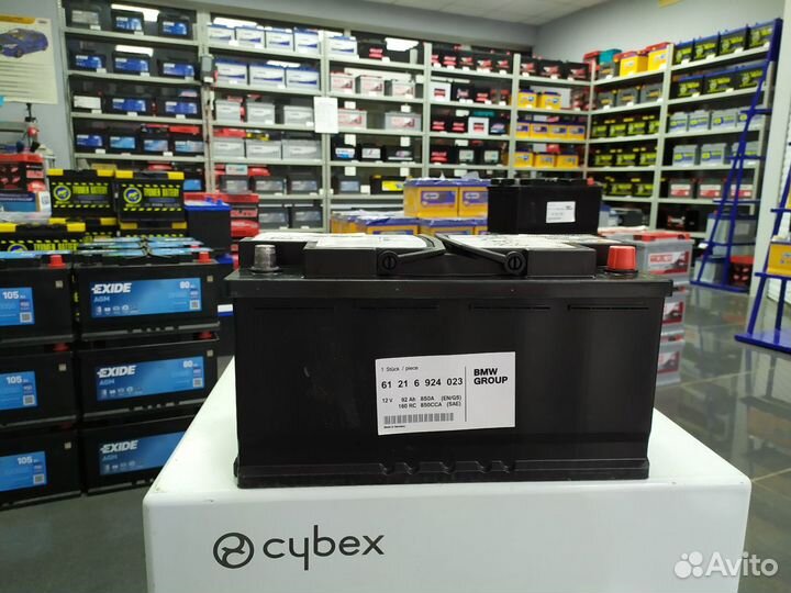 Аккумулятор 92Ah AGM 850А BMW оригинал Германия