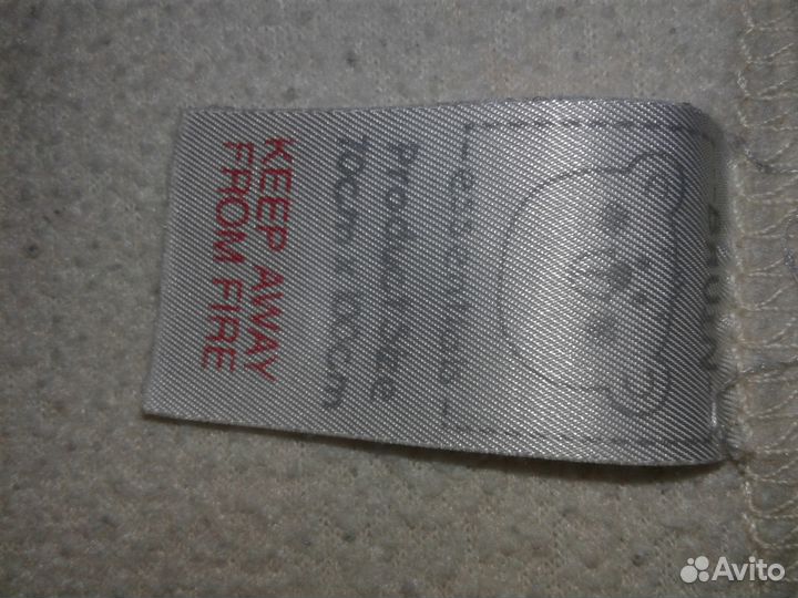 Детский плед белый