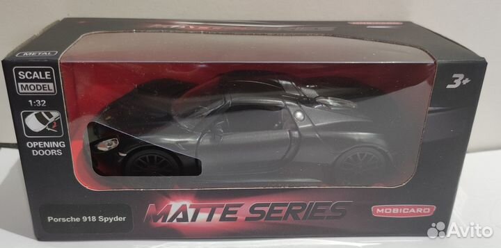 Машинка Mobicaro Porsche 918 Spyder