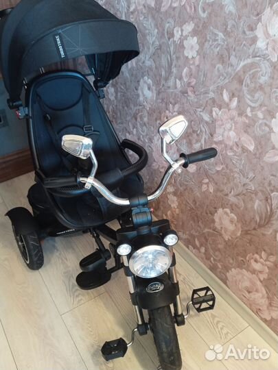 Трехколесный велосипед с родительской ручкой