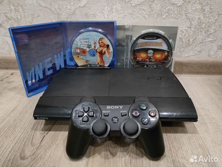 Sony PS3 super slim + GTA 5