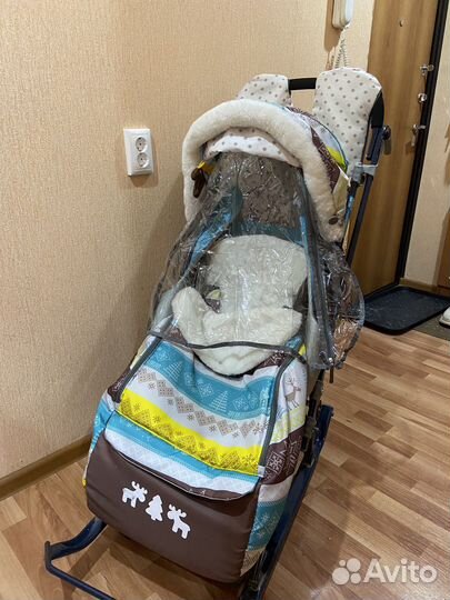 Санки коляска ника