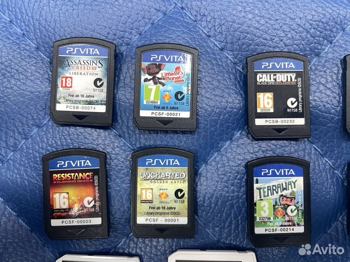 PS vita картриджи