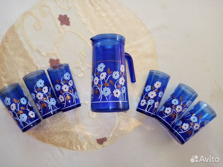 Итальянское кобальтовое стекло