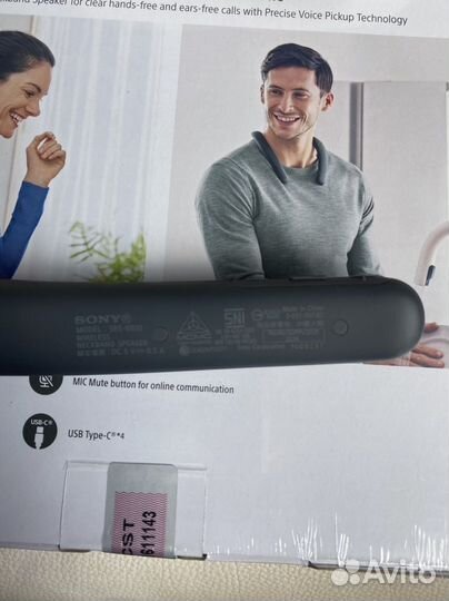 Новый Носимый динамик Sony SRS-NB10 Белый