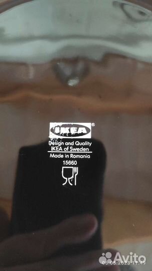 Тарелки IKEA черные,Торг