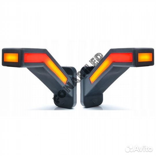 Габаритные указатели, фонари на прицеп 