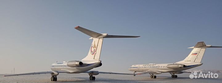 Модель самолёта Ту-134