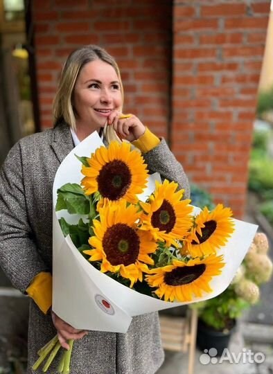 Букет подсолнухов