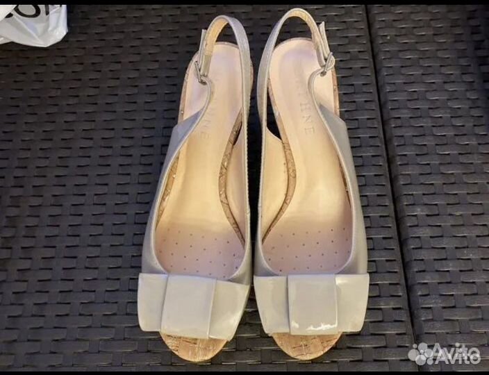 Босоножки женские 37 размер бежевые