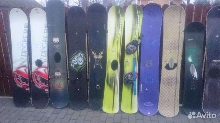 Горные лыжи, сноуборды, ботинки, шлемы, чехлы