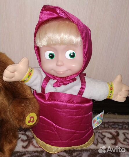 Игрушки Маша и медведь пакетом