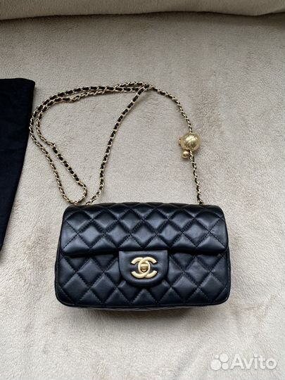 Сумка натуральная кожа chanel