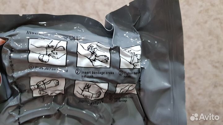 Армейский бандаж (ипп), перевязочный пакет, бинт