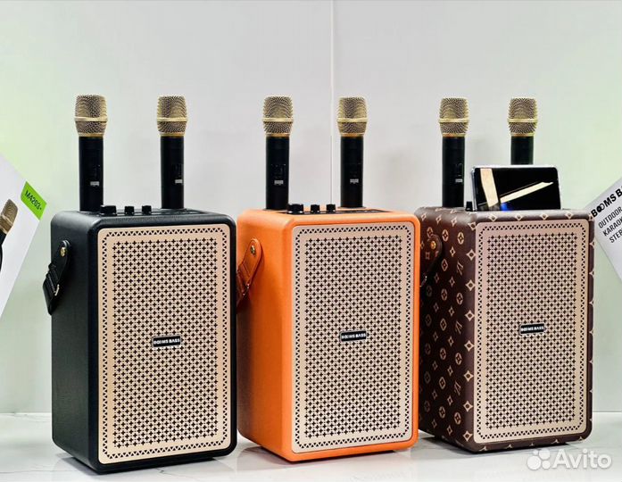 Беспроводная колонка-караоке Booms Bass M4203+ Ste