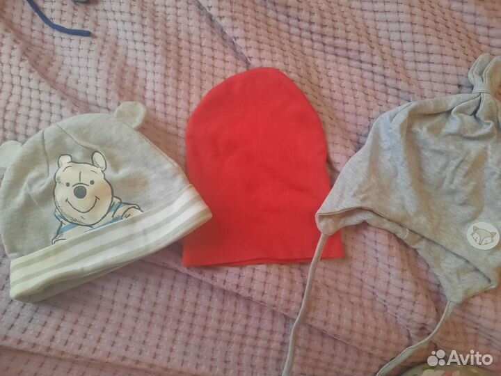 Головные уборы до года