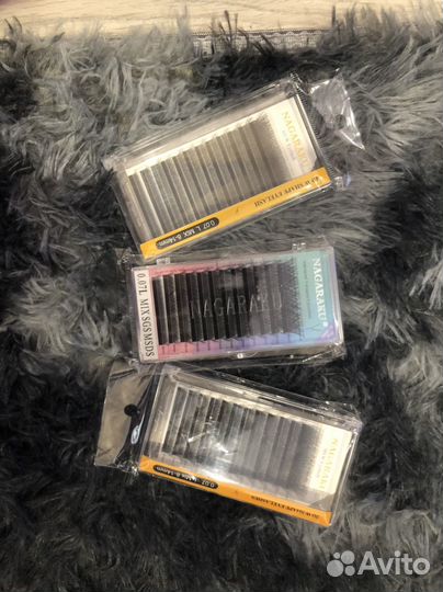 Готовые пучки для наращивания ресниц