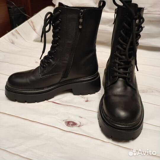 Ботинки женские зимние 38 размера кожаные