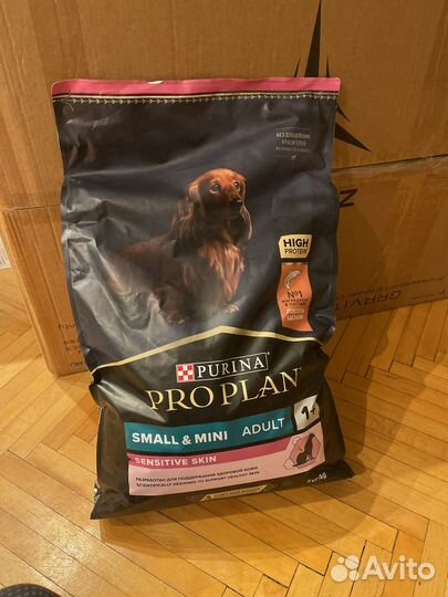Корм для собак Purina pro plan Sensitive skin, 7кг