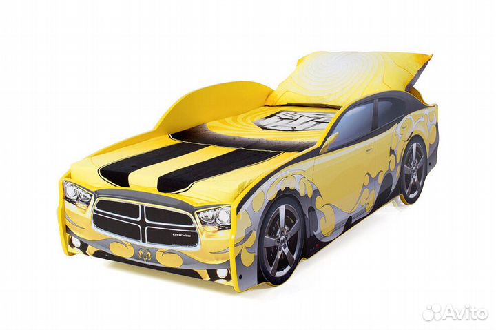 Детская кровать машина