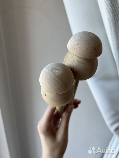 Деревянная погремушка, заготовка для росписи