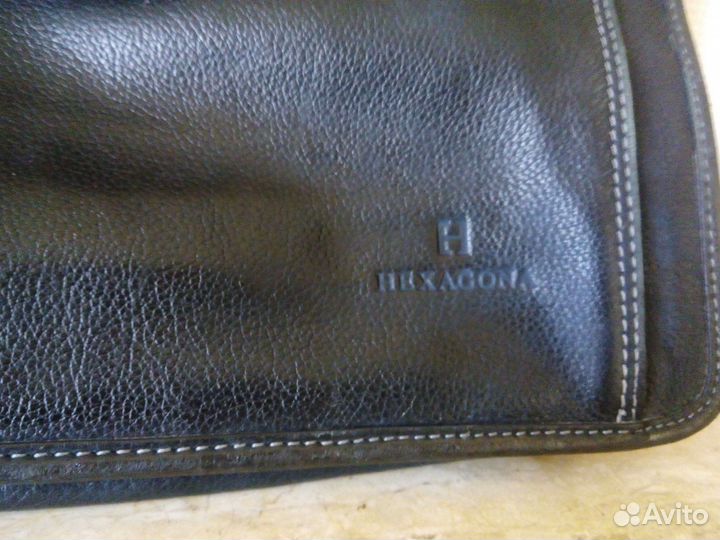 Кожаный портфель - Hexagona