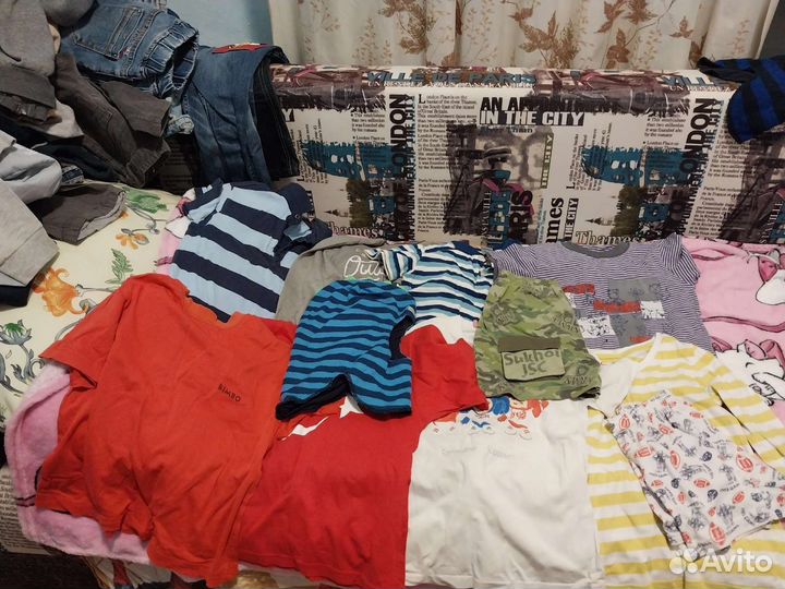 Пакеты вещей детских на мальчика 110 120