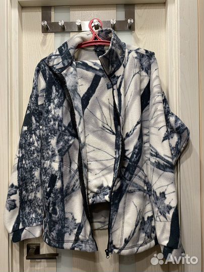 Флисовый костюм для охоты. Белый лес