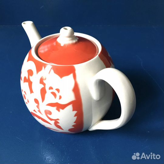 Чайник заварочный большой 0,8 л фарфоровый