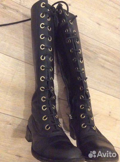 Сапоги женские. Натуральная кожа. Gibellieri