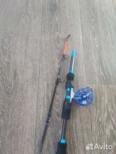 Зимняя удочка с катушкой*3*Набор Судаковый