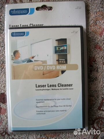 Диск для очистки лазерной головки DVD/CD Германия купить в Москве ...