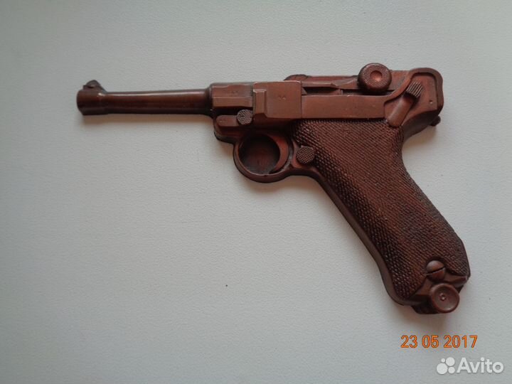 Макет пистолета из меди