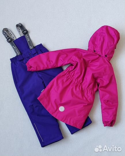 Костюм весна-осень на девочку. 116-134. Малин