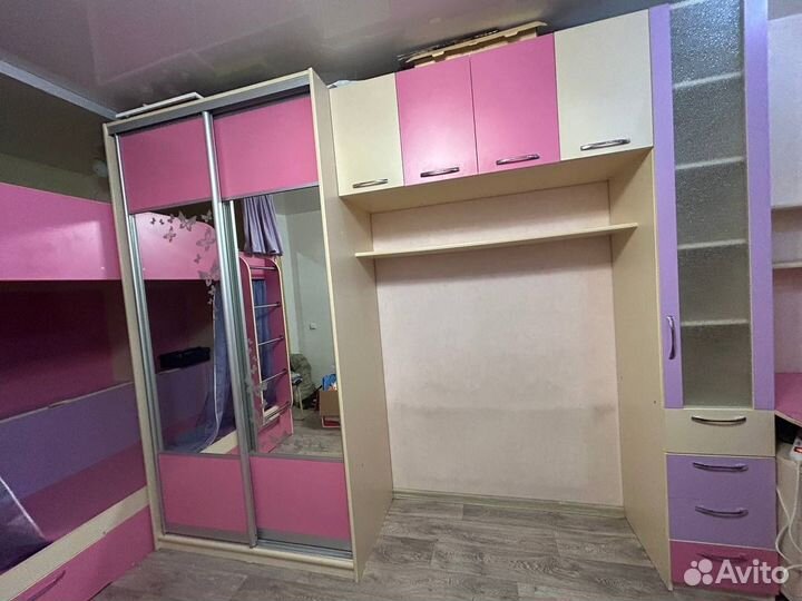 Детская для двоих детей со шкафом-купе