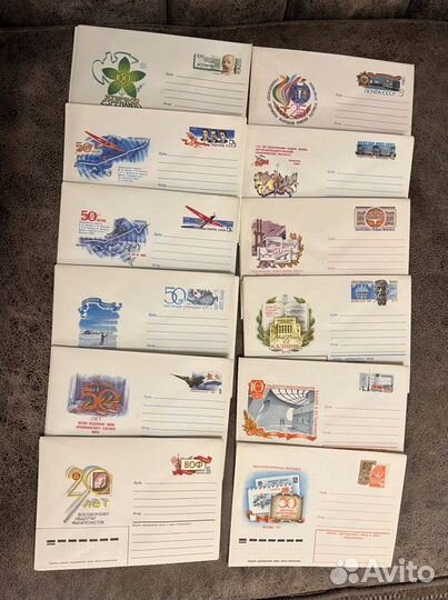Коллекция старых конвертов. Лот - 4