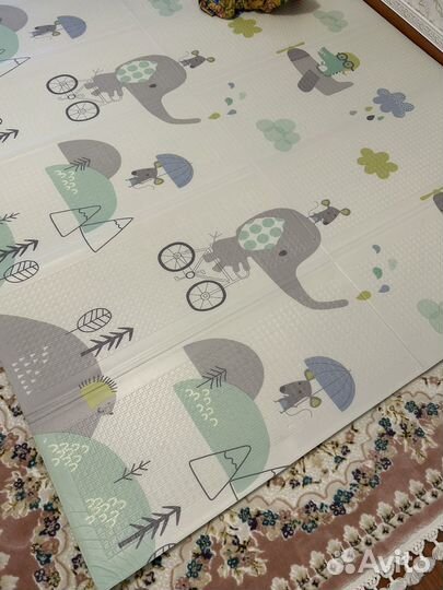 Детский коврик двусторонний